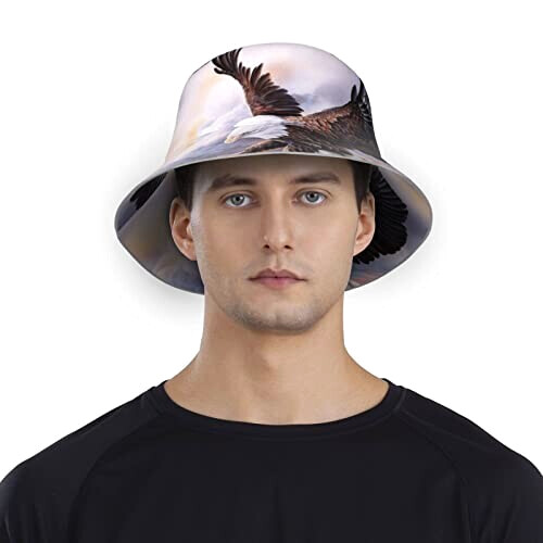 Bob Aigle noir taille unique homme/femme variant 5 