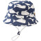 Bob Baleine blancs s bleu homme/femme - miniature