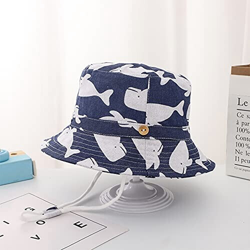 Bob Baleine blancs s bleu homme/femme variant 3 