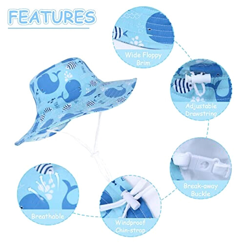 Bob Baleine chapeau c- garçon variant 3 
