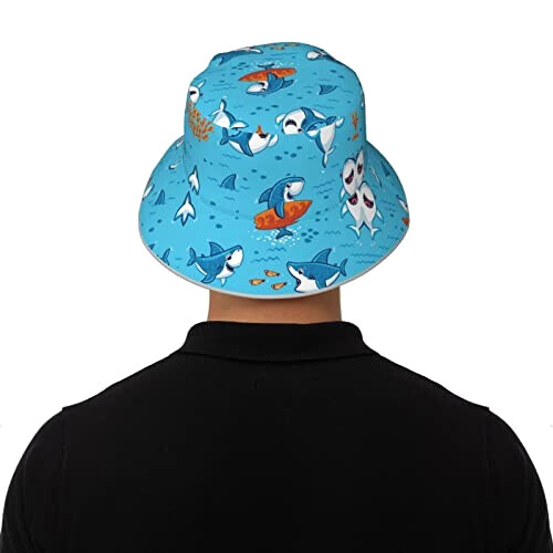 Bob Baleine noir taille unique homme/femme variant 6 