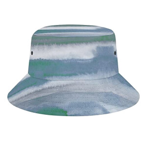 Bob Baleine bleue vintage avec ancres taille unique homme/femme