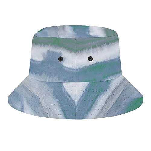Bob Baleine bleue vintage avec ancres taille unique homme/femme variant 5 