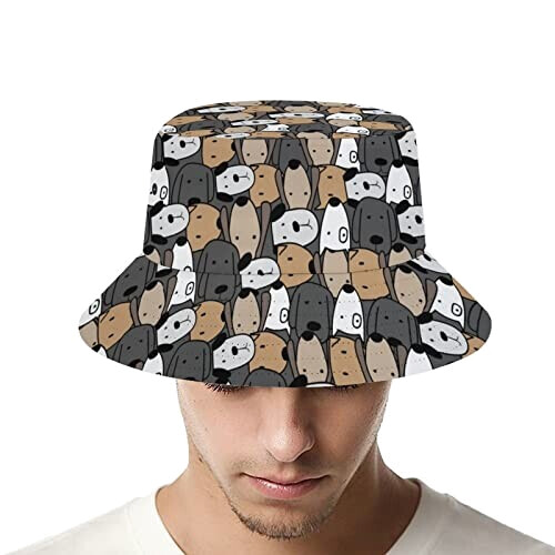 Bob Chien motif s mignons et drôles taille unique homme/femme variant 3 