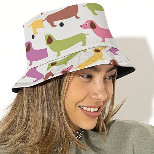 Bob Teckel - Chien -  couleuré avec motif animal mignon taille unique homme/femme variant 3 