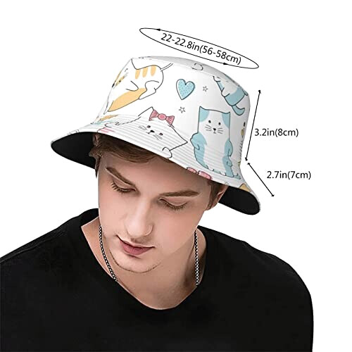 Bob Chat comme indiqué sur la photo taille unique homme/femme variant 2 