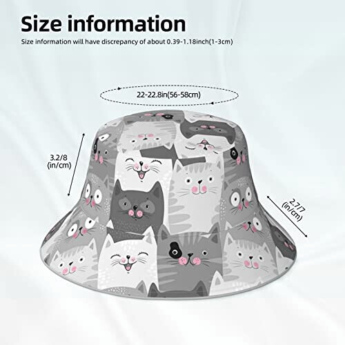 Bob Chat taille unique homme/femme variant 3 