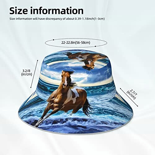 Bob Cheval noir taille unique homme/femme variant 4 