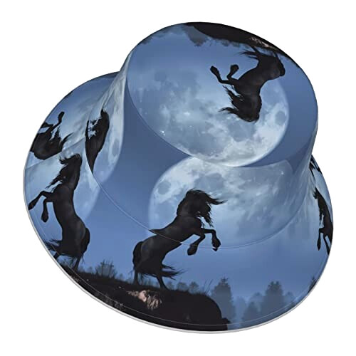 Bob Cheval noir taille unique homme/femme variant 1 