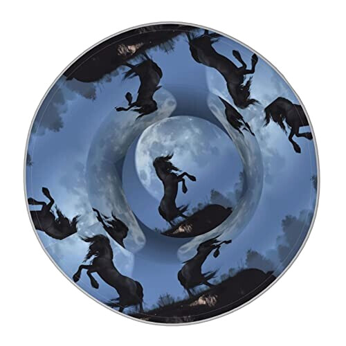 Bob Cheval noir taille unique homme/femme variant 2 