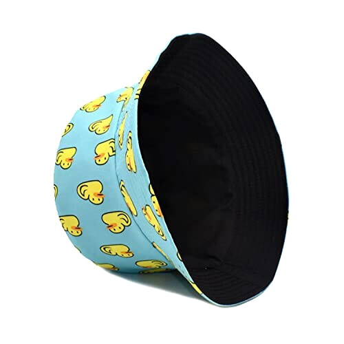 Bob Canard noir + imprimé taille unique homme/femme variant 3 