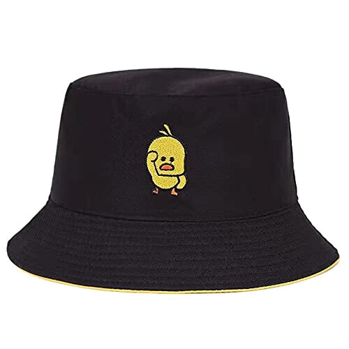 Bob Canard noir/jaune taille unique homme/femme