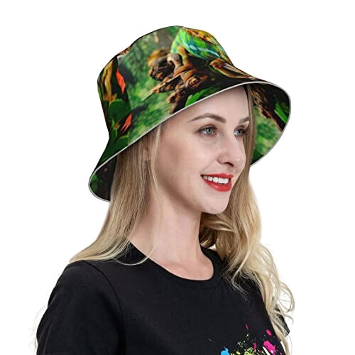 Bob Caméléon noir taille unique homme/femme variant 7 