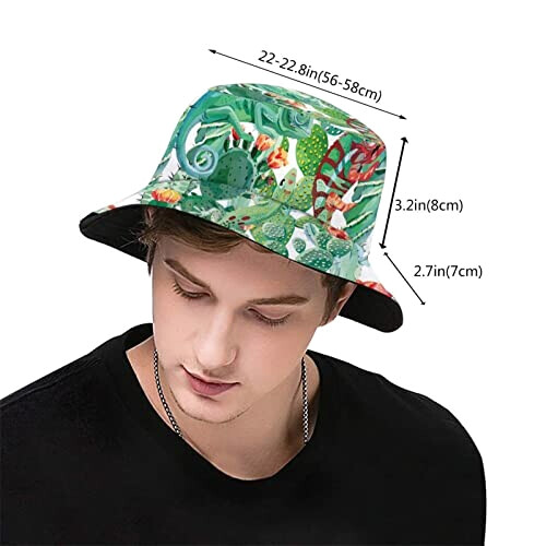 Bob Caméléon chameleon and cactus homme/femme variant 1 