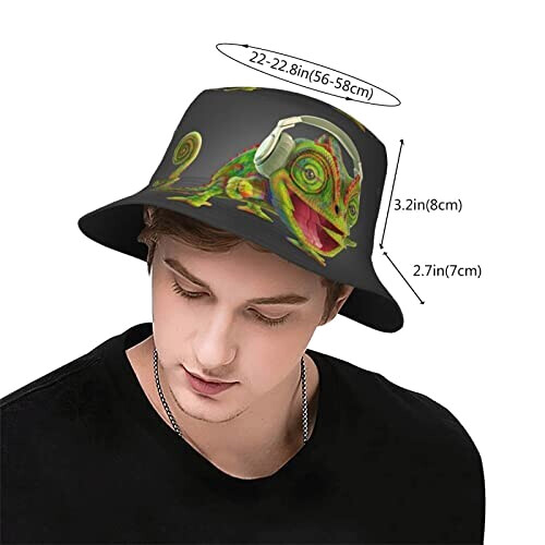 Bob Caméléon chameleon Écouter de la musique taille unique homme/femme variant 1 