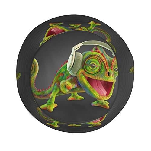 Bob Caméléon chameleon Écouter de la musique taille unique homme/femme variant 2 