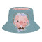 Bob Cochon bleu floral taille unique homme/femme - miniature