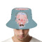 Bob Cochon bleu floral taille unique homme/femme - miniature variant 3