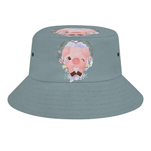 Bob Cochon floral bleu taille unique homme/femme