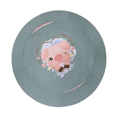 Bob Cochon floral bleu taille unique homme/femme variant 0 