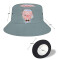 Bob Cochon floral bleu taille unique homme/femme - miniature variant 2