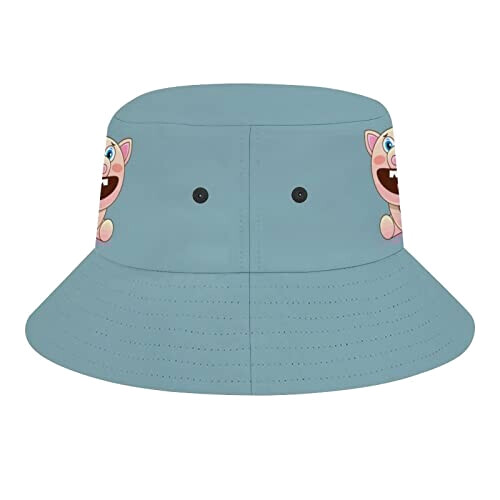 Bob Cochon wacky pig bleu taille unique homme/femme variant 4 