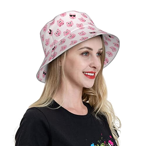 Bob Cochon noir taille unique homme/femme variant 7 