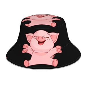Bob Cochon noir taille unique homme/femme