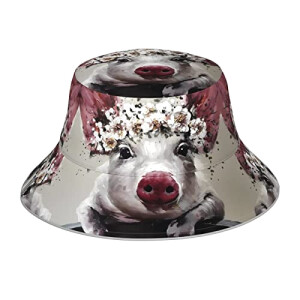 Bob Cochon noir taille unique homme/femme