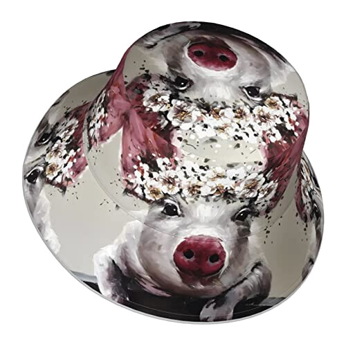 Bob Cochon noir taille unique homme/femme variant 1 