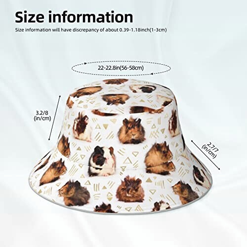 Bob Cochon noir taille unique homme/femme variant 4 