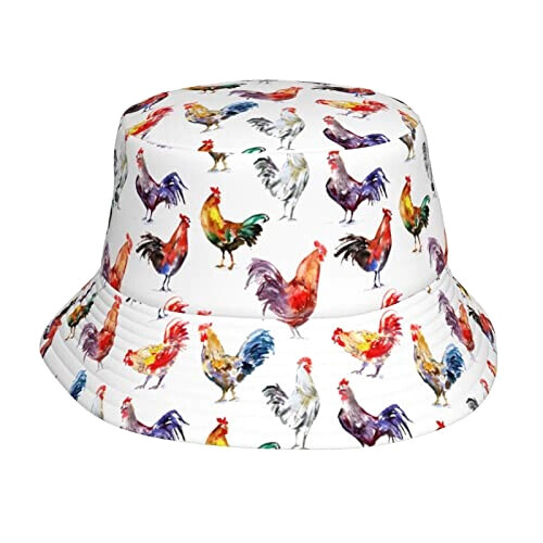 Bob Coq aquarelle  taille unique homme/femme