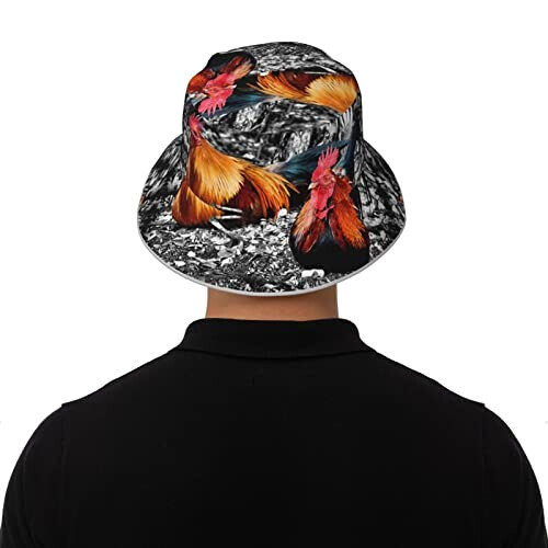 Bob Coq noir taille unique homme/femme variant 6 