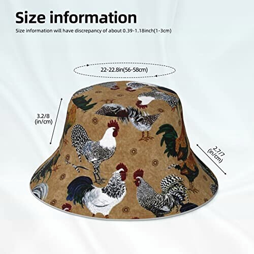Bob Coq noir taille unique homme/femme variant 4 