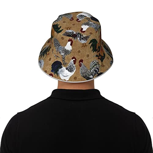 Bob Coq noir taille unique homme/femme variant 6 