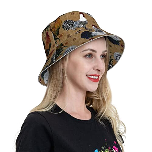 Bob Coq noir taille unique homme/femme variant 7 