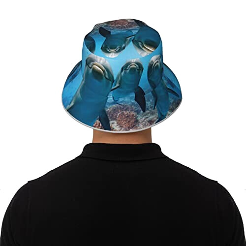 Bob Dauphin noir taille unique homme/femme variant 6 