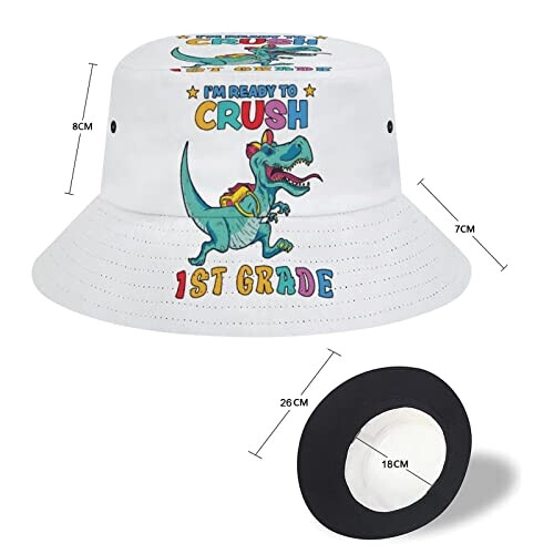 Bob Dinosaure i'm ready to crush kindergarten dinosaur back to taille unique homme/femme variant 1 