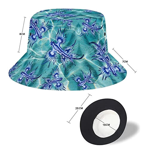 Bob Dragon bleu sea slug nudibranch glaucus atlantic taille unique homme/femme variant 1 
