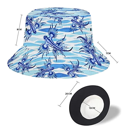 Bob Dragon bleu sea slug nudibranch glaucus atlantic taille unique homme/femme variant 1 
