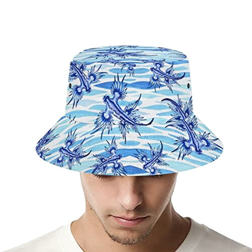 Bob Dragon bleu sea slug nudibranch glaucus atlantic taille unique homme/femme variant 4 