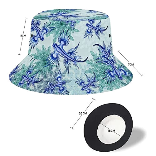 Bob Dragon bleu sea slug nudibranch glaucus atlantic taille unique homme/femme variant 1 