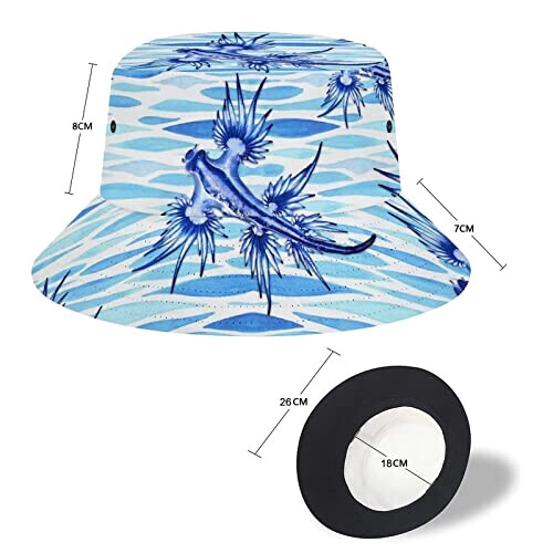 Bob Dragon bleu sea slug nudibranch glaucus atlantic taille unique homme/femme variant 1 
