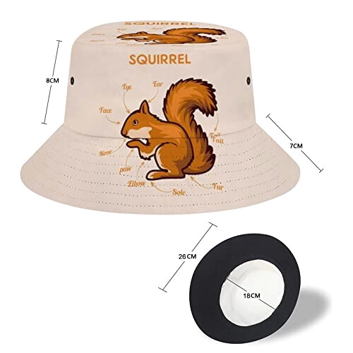 Bob Écureuil pièces écureuil taille unique homme/femme variant 1 