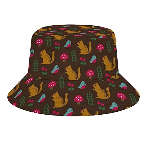 Bob Écureuil des bois marron taille unique homme/femme