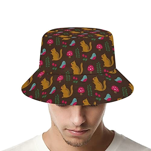 Bob Écureuil des bois marron taille unique homme/femme variant 3 
