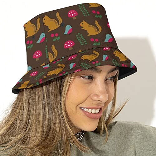 Bob Écureuil des bois marron taille unique homme/femme variant 4 