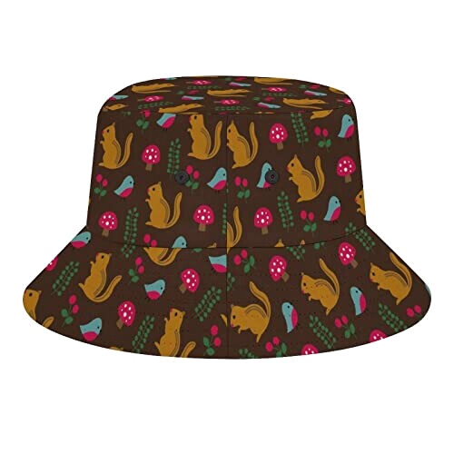 Bob Écureuil des bois marron taille unique homme/femme variant 5 