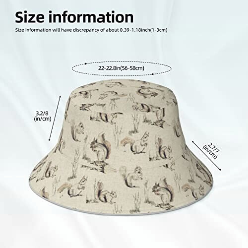 Bob Écureuil taille unique homme/femme variant 3 