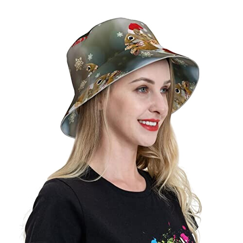 Bob Écureuil noir taille unique homme/femme variant 7 
